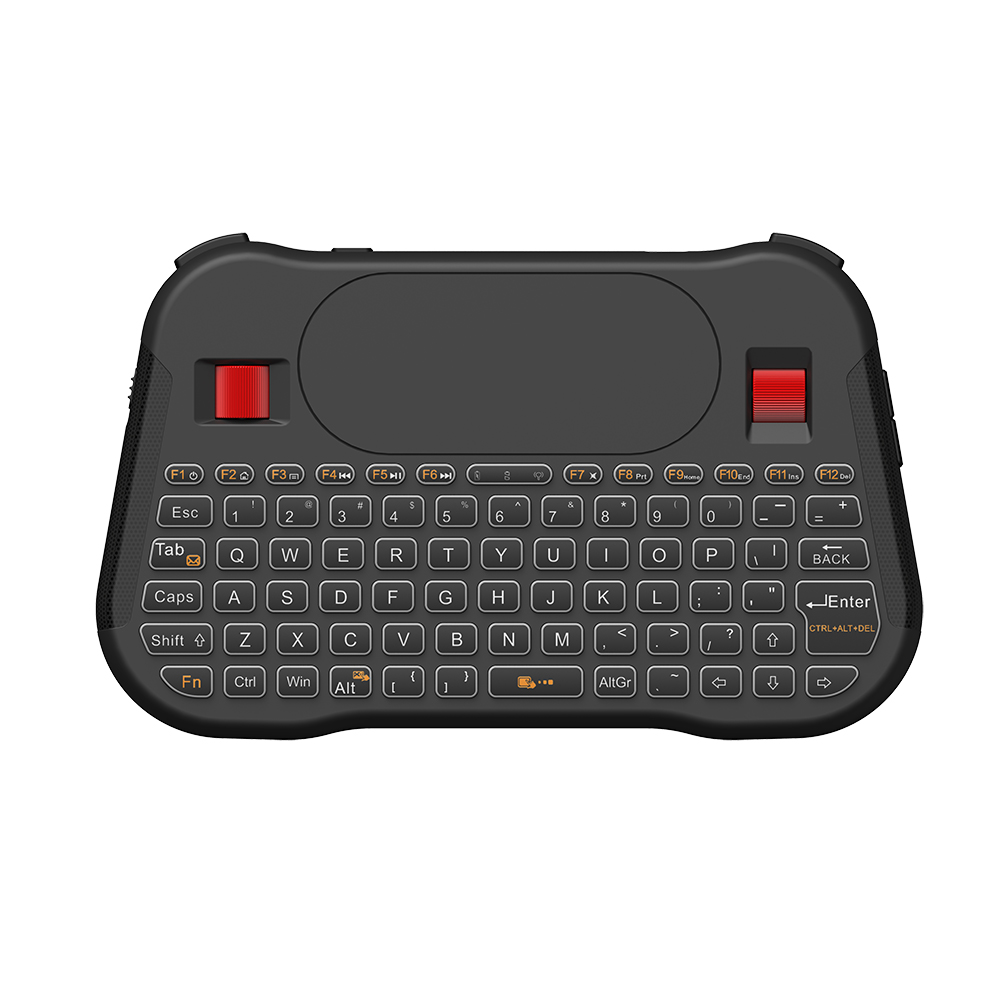 Custom Backlit Wireless Touch Keyboard with mouse wheel- ranboda