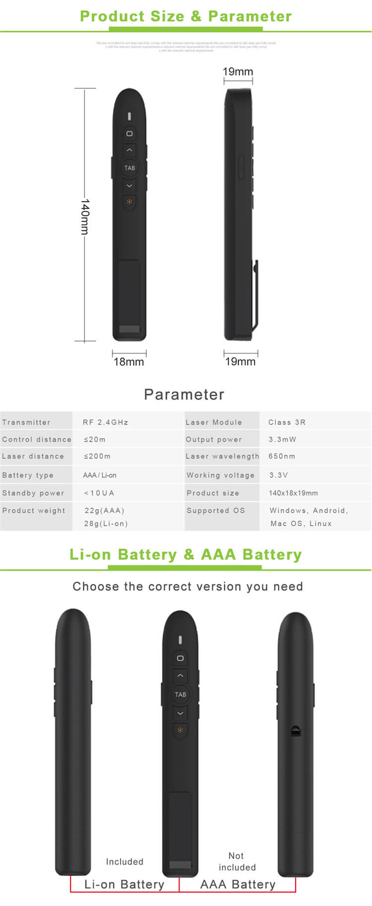 presentation pointer