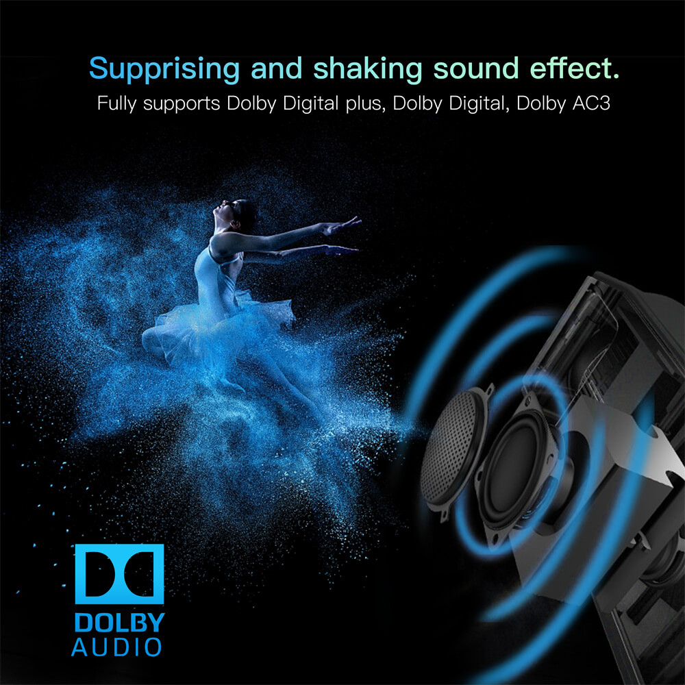 x1 smart projector with dolby sound