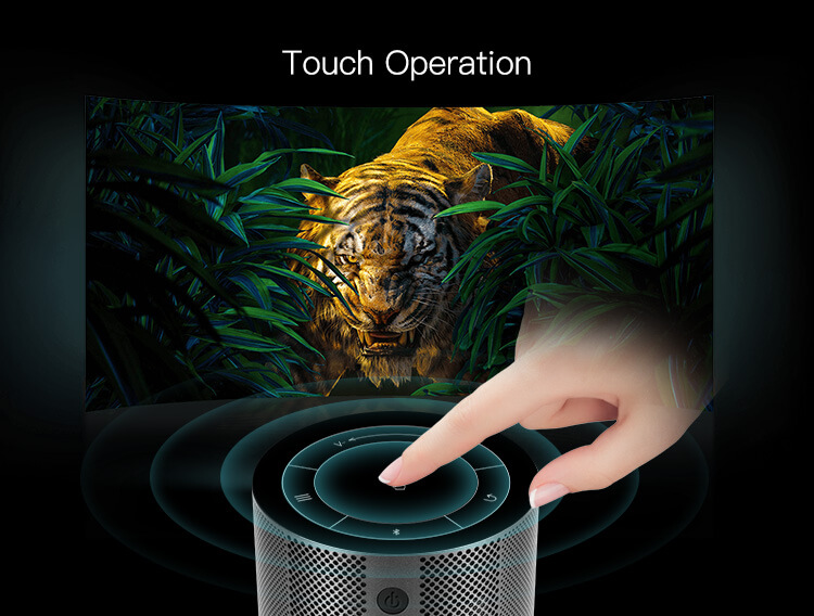 touchscreen projector