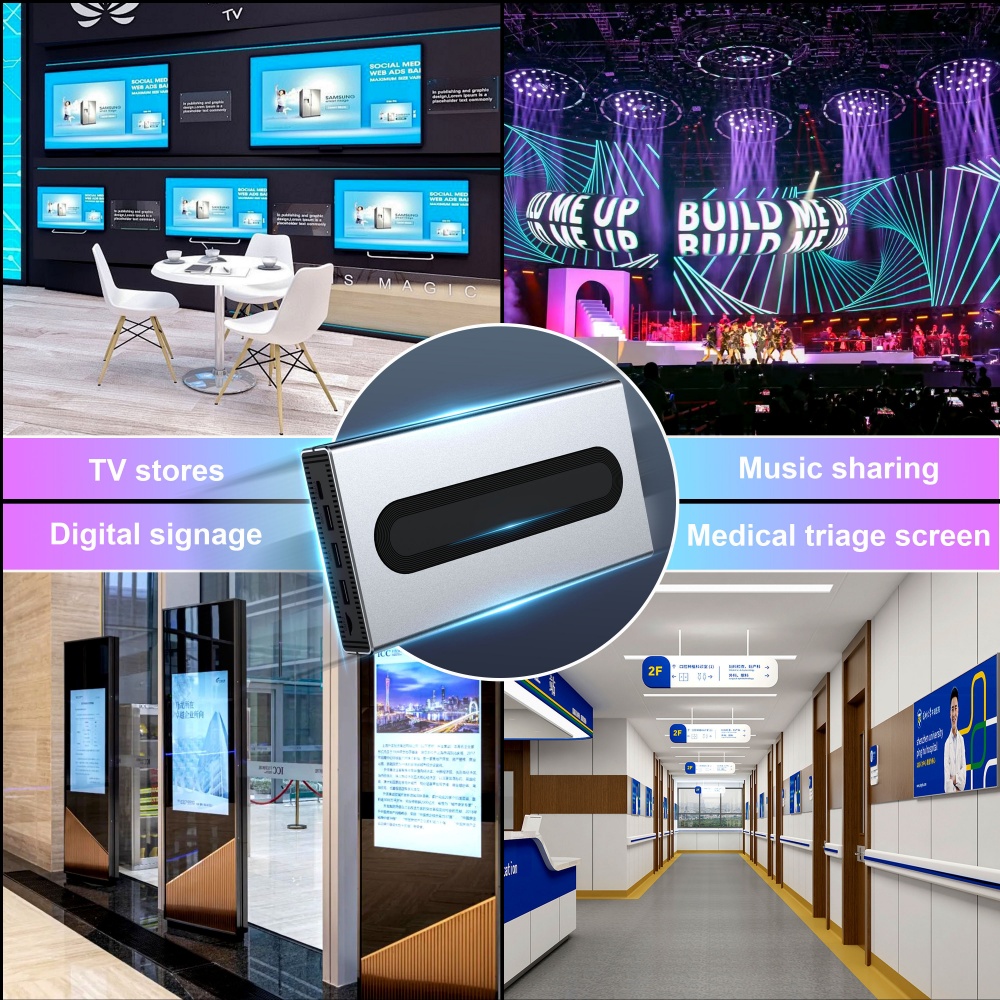 7-Zone HDMI Synchronized Android Media Player